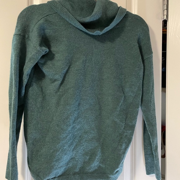 Teal Tahari wool turtleneck sweater - Picture 4 of 5